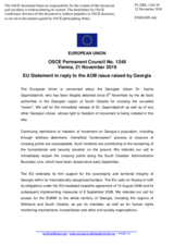 Statement by the Finnish EU Presidency on the illegal detention of Mr. V. Gaprindashvili