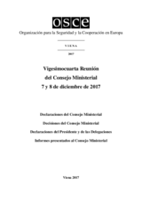 Final Document of the Twenty-Fourth Meeting of the Ministerial Council, Vienna, 7-8 December 2017 (es)