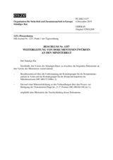 Beschluss Nr. 1357 des Ständigen Rates