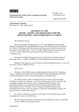 Permanent Council Decision No. 1358