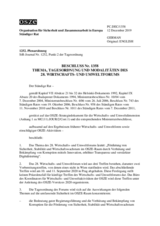 Beschluss Nr. 1358 des Ständigen Rates