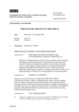 Journal of the 935th Plenary Meeting of the Forum for Security Co-operation