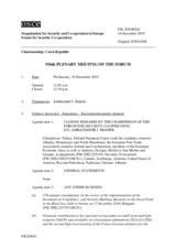 Journal of the 936th Plenary Meeting of the Forum for Security Co-operation