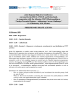 Preliminary Draft Agenda 