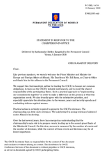 Statement by the Delegation of Norway in response to the address by the Chairperson-in-Office of the OSCE, Prime Minister and Minister for Europe and Foreign affairs of Albania, H.E. Mr. Edi Rama