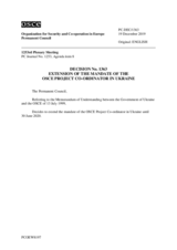 Permanent Council Decision No. 1363