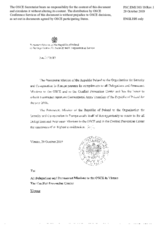 Information Exchange by the Delegation of Poland on Conventional Arms Transfer Information Exchange by the Delegation of Poland on Conventional Arms Transfer