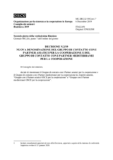 Decision No.2, Renaming the Contact Group with the Asian Partners for Co-operation and the Contact Group with the Mediterranean Partners for Co-operation