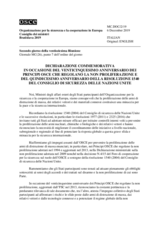 Document No.2, Commemorative Declaration on the Occasion of the Twenty-Fifth Anniversary of the OSCE Principles Governing Non-Proliferation and Fifteenth Anniversary of United Nations Security Council Resolution 1540