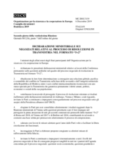 Document No.3, Ministerial Statement on the Negotiations on the Transdniestrian Settlement Process in the "5+2" Format