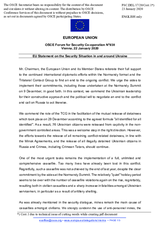 Statement by the Croatian EU Presidency on the situation in and around Ukraine