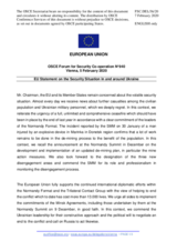 Statement by the Croatian EU Presidency on the situation in and around Ukraine