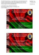 Presentation by Mr. Viktar Franskevich, Deputy Director, Financial Investigation Department, State Control Committee