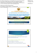 Presentation by Ms. Brankica Cmiljanović, Head of the Directorate for Horizontal Legislation, Directorate of Environment, Ministry of Sustainable Development and Tourism