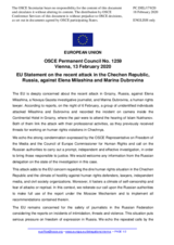 Statement by the Croatian EU Presidency on the attack against Ms. E. Milashina and Ms. M. Dubrovina in Chechnya, Russian Federation, on 6 February 2020