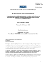 Concluding Remarks by Amb. Vuk Žugic