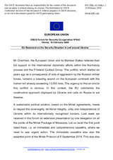 Statement by the Croatian EU Presidency on the situation in and around Ukraine