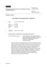 Giornale della 1259a Seduta plenaria del Consiglio permanente