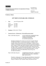 Giornale della 1257a Seduta plenaria del Consiglio permanente