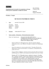 Journal de la 940ème séance plénière du Forum