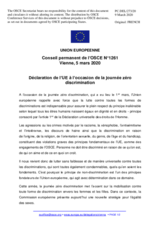 Déclaration de l’UE à l’occasion de la journée zéro discrimination