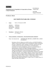 Diario de la 1261ª Sesión plenaria del Consejo Permanente 