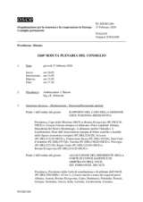 Giornale della 1260a Seduta plenaria del Consiglio permanente