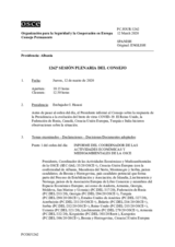 Diario de la 1262ª Sesión plenaria del Consejo Permanente 