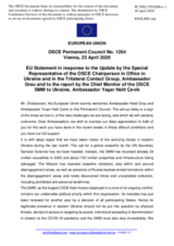 Statement by the Croatian EU Presidency in response to the update by Ambassador Heidi Grau and to the report by Ambassador Yaşar Halit Çevik