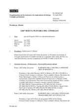 Giornale della 1265a Seduta plenaria del Consiglio permanente