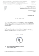Response by the Delegation of Ireland to the Questionnaire on Anti-Personnel Mines and Explosive Remnants of War Response by the Delegation of Ireland to the Questionnaire on Anti-Personnel Mines and Explosive Remnants of War