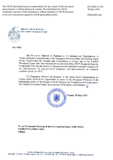 Response by the Delegation of Romania to the Questionnaire on Anti-Personnel Mines and Explosive Remnants of War