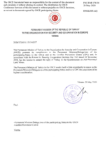Response by the Delegation of Turkey to the Questionnaire on Anti-Personnel Mines and Explosive Remnants of War Response by the Delegation of Turkey to the Questionnaire on Anti-Personnel Mines and Explosive Remnants of War
