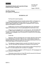 Forum for Security Co-operation Decision No. 13/97
