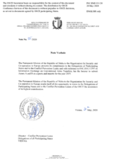 Information Exchange by the Delegation of Malta on Conventional Arms Transfer Information Exchange by the Delegation of Malta on Conventional Arms Transfer