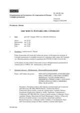 Giornale della 1266a Seduta plenaria del Consiglio permanente