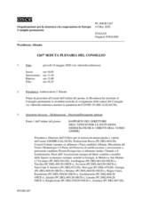 Giornale della 1267a Seduta plenaria del Consiglio permanente