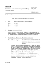 Giornale della 1268a Seduta plenaria del Consiglio permanente