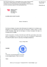 Information Exchange by the Delegation of Austria on Conventional Arms Transfer Information Exchange by the Delegation of Austria on Conventional Arms Transfer