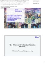 Presentation by Mr. Thom Townsend, Executive Director