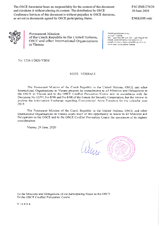 Information Exchange by the Delegation of the Czech Republic on Conventional Arms Transfer Information Exchange by the Delegation of the Czech Republic on Conventional Arms Transfer