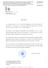 Information Exchange by the Delegation of Liechtenstein on Conventional Arms Transfer Information Exchange by the Delegation of Liechtenstein on Conventional Arms Transfer