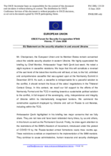 Statement by the Croatian EU Presidency on the subject of Russia’s ongoing aggression against Ukraine and illegal occupation of Crimea