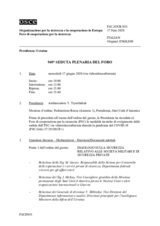 Giornale della 949a Seduta plenaria del Foro di cooperazione per la sicurezza