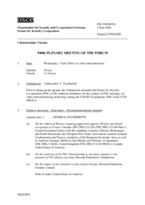 Journal of the 948th Plenary Meeting of the Forum for Security Co-operation