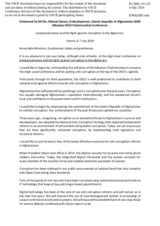 Statement by H.E. Ms. Ghizaal Haress, Ombudsperson