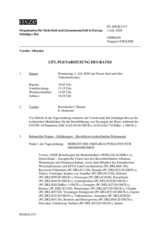 Journal der 1273. Plenarsitzung des Ständigen Rates 