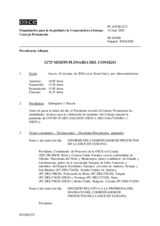Diario de la 1272ª Sesión plenaria del Consejo 