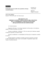 Décision No 1371 du Conseil permanent