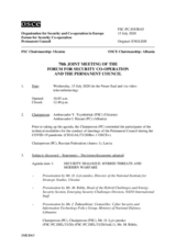 Journal of the 78th Joint Meeting of the Forum for Security Co-operation and the Permanent Council